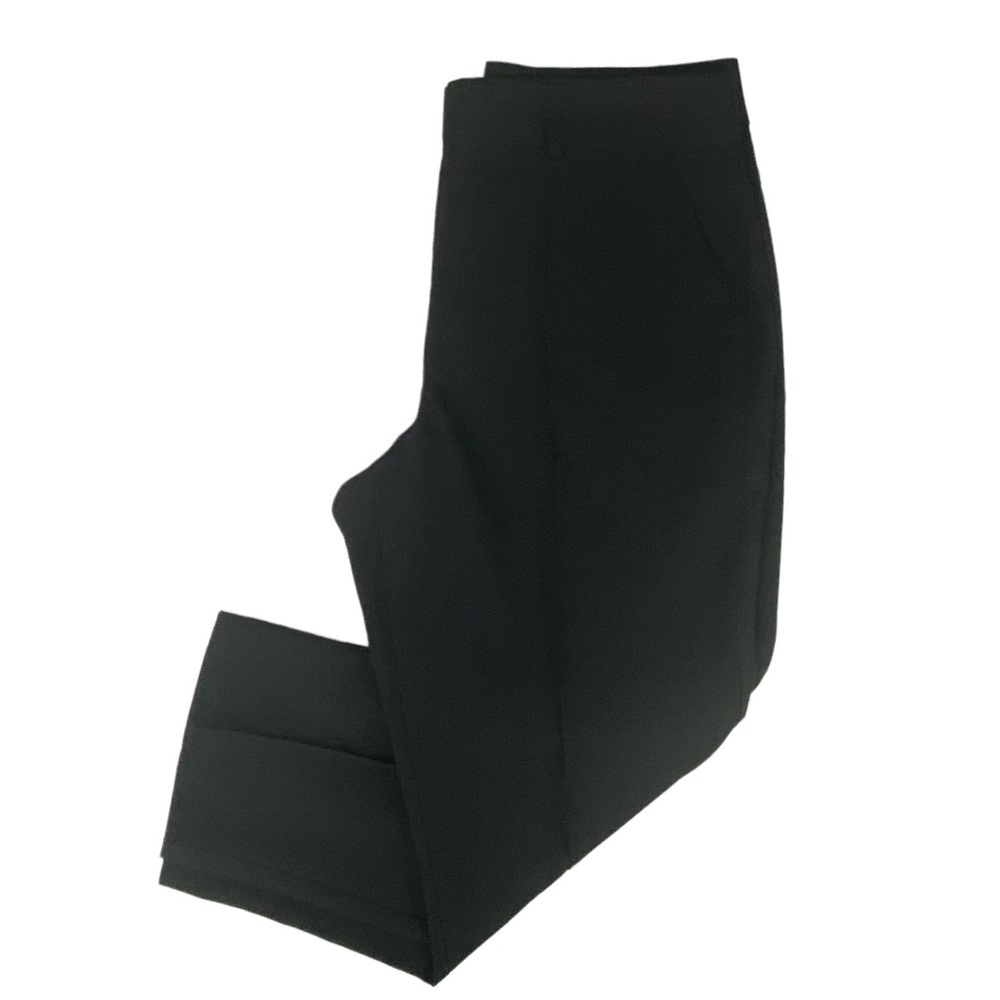 Asos Design Women’s Black Cropped High-Rise Pants, Front Seam, EUC, Size 14 - Picture 5 of 14